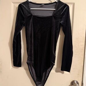 Old Navy Black Long Sleeve Bodysuit